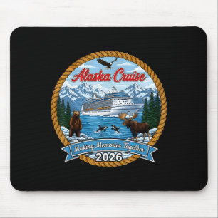Alaska-Kreuzfahrt 2026 passende Freunde und Famili Mousepad