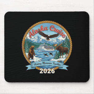 Alaska-Kreuzfahrt 2026 passende Freunde und Famili Mousepad