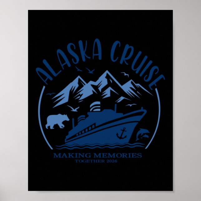 Alaska Kreuzfahrt 2026 Poster (Vorne)