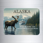 Alaska Kreuzfahrt Elch Hütte Marker Magnet<br><div class="desc">Dieses Design kann in dem Bereich personalisiert werden, der durch das Ändern des Fotos und/oder Textes zur Verfügung gestellt wird. Sie können auch angepasst werden, indem Sie auf Vorlage personalisieren klicken und dann auf die Schaltfläche klicken, um weitere Optionen anzupassen, um die Hintergrundfarbe zu löschen oder zu ändern, Text hinzuzufügen,...</div>