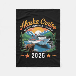 Alaska-Kreuzfahrt Erinnerungen Schaffen 2025 Famil Fleecedecke