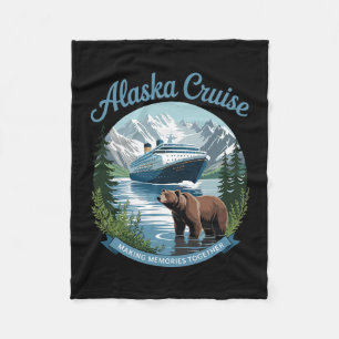 Alaska-Kreuzfahrt Gemeinsam Erinnerungen Schaffen Fleecedecke
