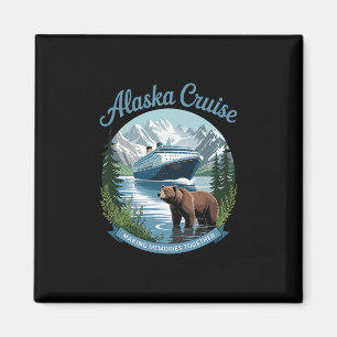 Alaska-Kreuzfahrt Gemeinsam Erinnerungen Schaffen Magnet