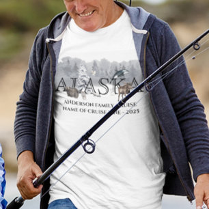 Alaska Kreuzfahrt Schiffsreise Maßgeschneidert Bär T-Shirt