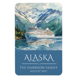 Alaska-Kreuzfahrtschiff-Kabinenmagnet Magnet