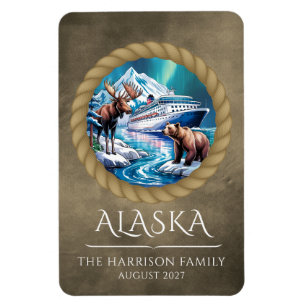 Alaska-Kreuzfahrtschiff-Kabinenmagnet Magnet