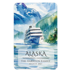 Alaska-Kreuzfahrtschiff-Kabinenmagnet Magnet
