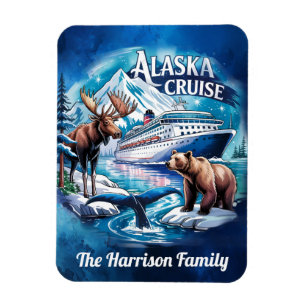 Alaska-Kreuzfahrtschiff-Kabinenmagnet Magnet
