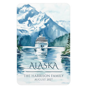 Alaska-Kreuzfahrtschiff-Kabinenmagnet Magnet
