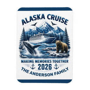 Alaska-Kreuzfahrtschiff-Kabinenmagnet Magnet