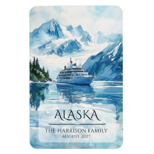 Alaska-Kreuzfahrtschiff-Kabinenmagnet Magnet