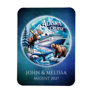 Alaska-Kreuzfahrtschiff-Kabinenmagnet Magnet