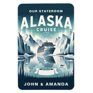 Alaska-Kreuzfahrtschiff-Kabinenmagnet Magnet