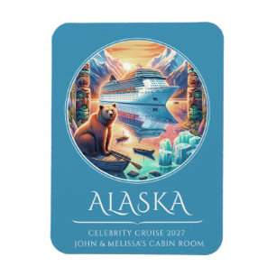 Alaska-Kreuzfahrtschiff-Kabinenmagnet Magnet