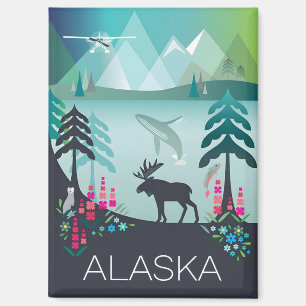 Alaska Kühlschrank Magnet