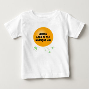 Alaska Land der Mitternachtssonne Baby T-shirt