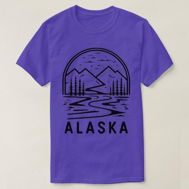 Alaska Landscape TShirt (Design vorne)