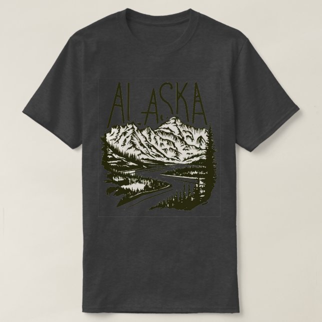 Alaska Landscape TShirt 1 (Design vorne)