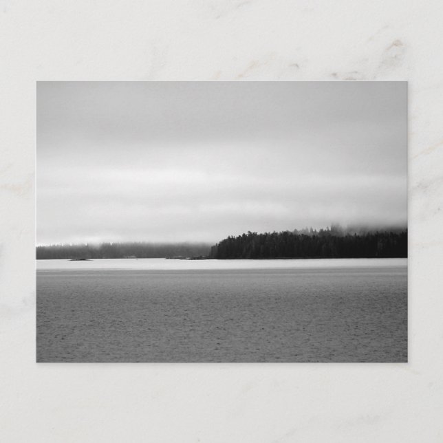Alaska-Landschaft Feiertagspostkarte (Vorderseite)