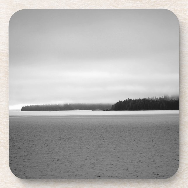 Alaska-Landschaft Getränkeuntersetzer (Vorderseite)
