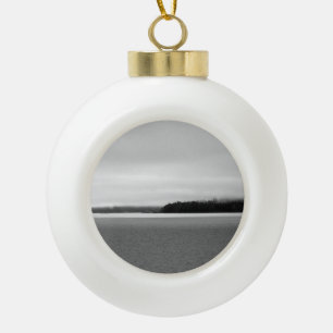 Alaska-Landschaft Keramik Kugel-Ornament
