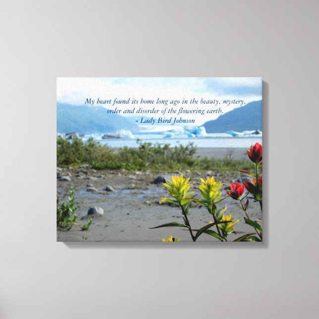 Alaska-Landschaft Leinwanddruck (Vorderseite)