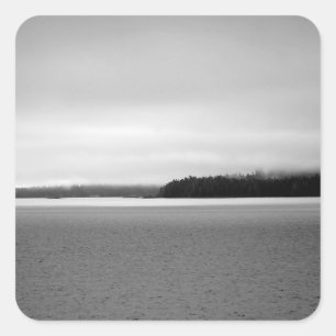 Alaska-Landschaft Quadratischer Aufkleber