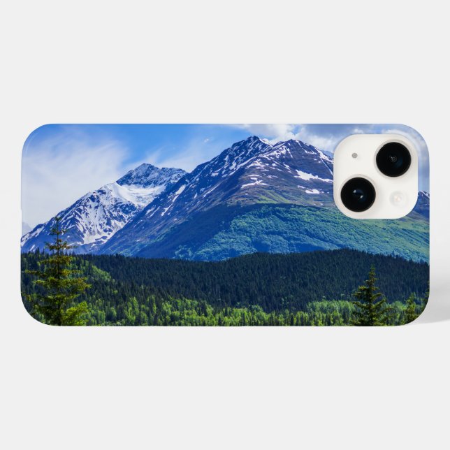Alaska Landschaftlich Byway Mountain Case-Mate iPhone Hülle (Rückseite (Horizontal))