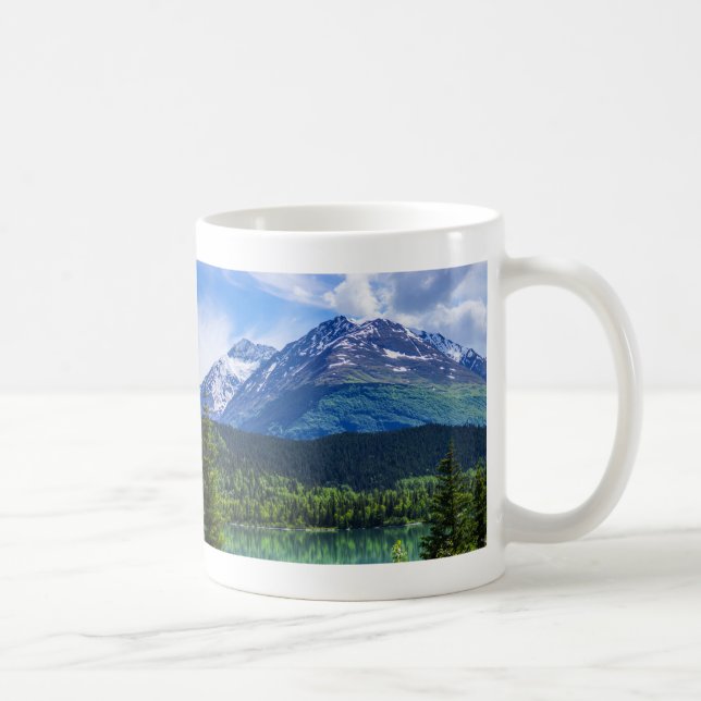 Alaska Landschaftlich Byway Mountain Kaffee Tasse (Rechts)