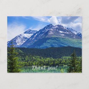 Alaska Landschaftlich Byway Mountain Postkarte