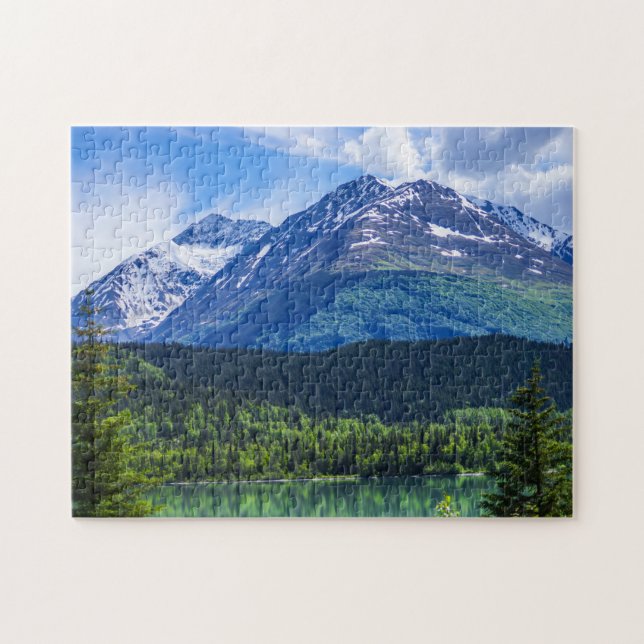 Alaska Landschaftlich Byway Mountain Puzzle (Horizontal)