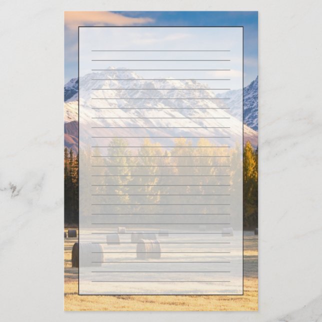 Alaska-Landwirtschaft Briefpapier (Vorderseite)