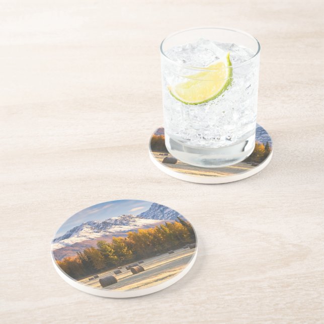 Alaska-Landwirtschaft Getränkeuntersetzer (Seite)