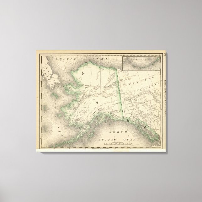 Alaska Leinwanddruck (Vorderseite)