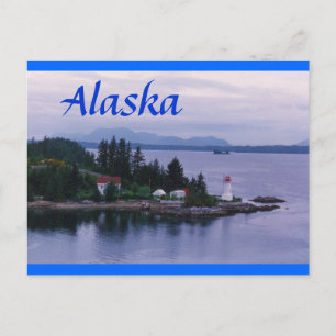 Alaska Lighthouse Postkarte