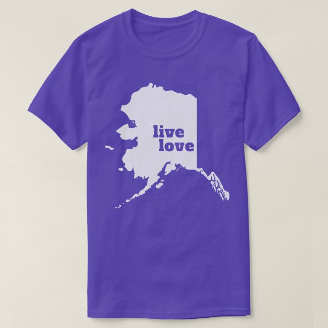 Alaska Live Liebe Alaska T-Shirt (Design vorne)