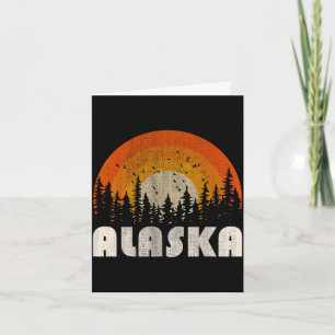 Alaska - lustige Natur Vintage-Wandern 60er 70er 8 Karte