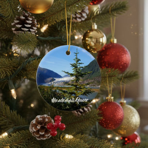 Alaska Mendenhall Gletscher Juneau Keramik Ornament