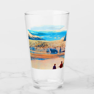 Alaska Mendenhall Gletscher Juneau USA Vintage Glas