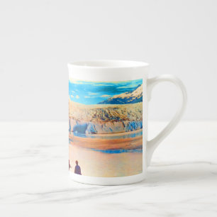 Alaska Mendenhall Gletscher Juneau USA Vintage Prozellantasse
