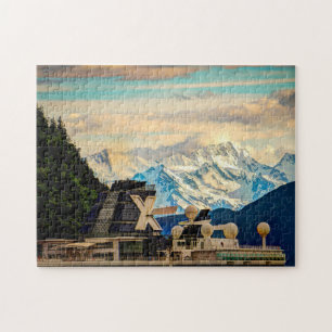 Alaska Mendenhall Gletscher. Puzzle