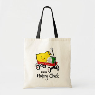 Alaska Mobile Notary Chick Red Wagon Tote Bag Tragetasche