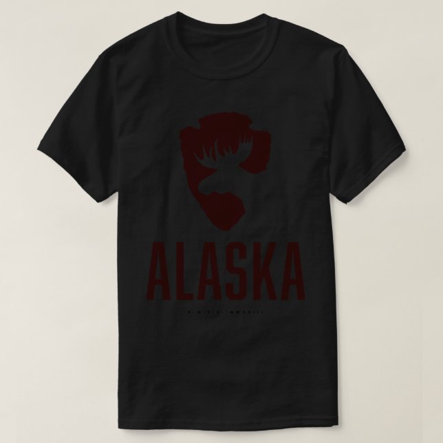 Alaska Moose Brown T-Shirt (Design vorne)