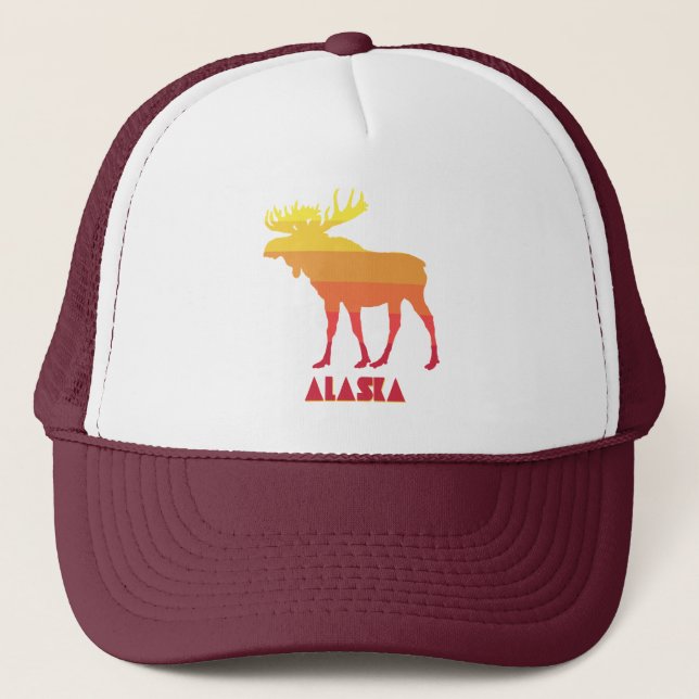 Alaska Moose Truckerkappe (Vorderseite)