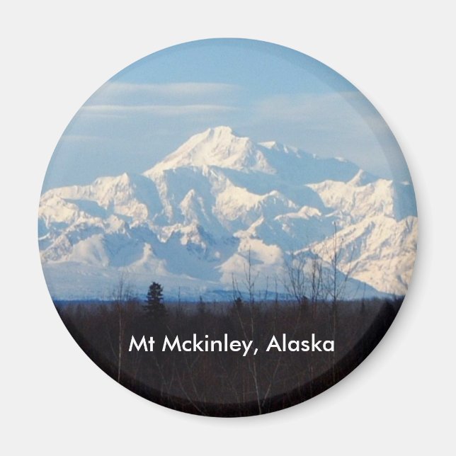 Alaska, Mt Mckinley, Denali Magnet (Vorne)