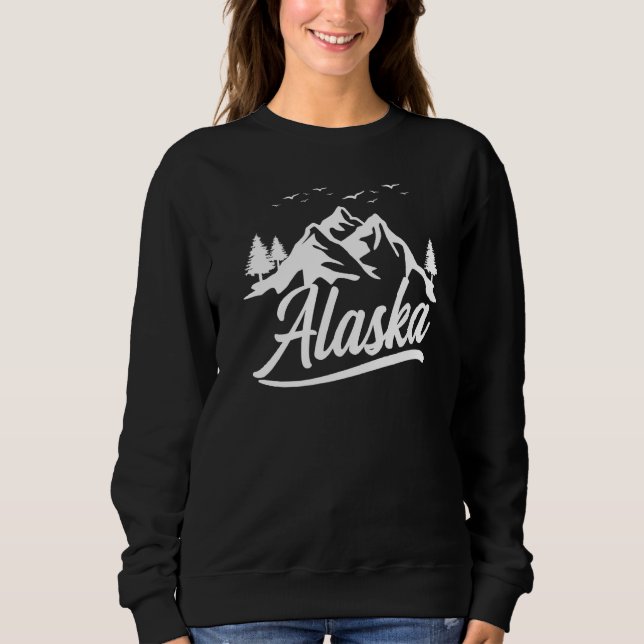 Alaska Natur Wandern Sweatshirt (Vorderseite)
