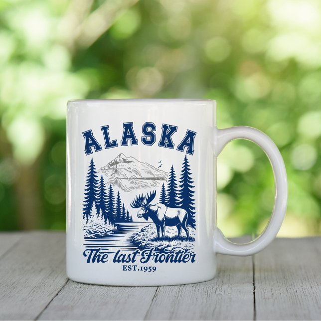 Alaska Nature Escape with Moose Kaffeetasse (Von Creator hochgeladen)