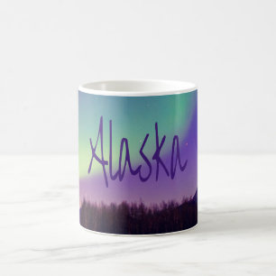 Alaska Nordlichter-See Kaffeetasse