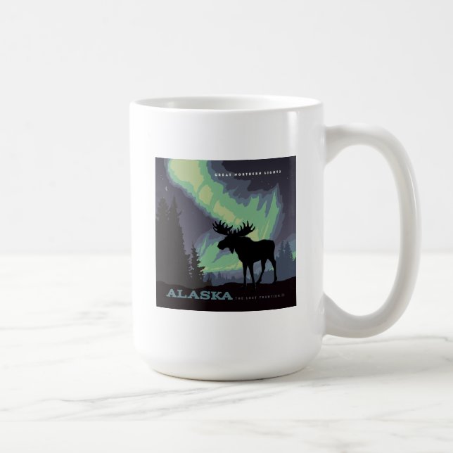 Alaska | Northern Lights Moor Kaffeetasse (Rechts)
