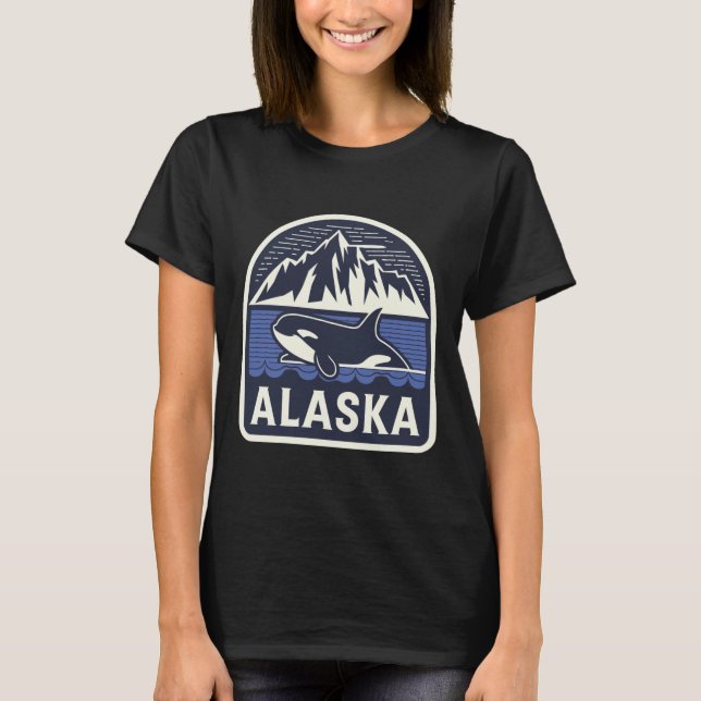 Alaska Orca Whale T-Shirt (Vorderseite)